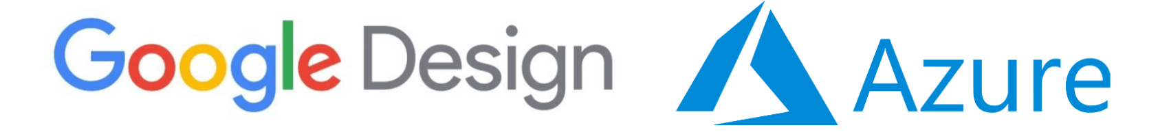 Google Design og Azure. Logo